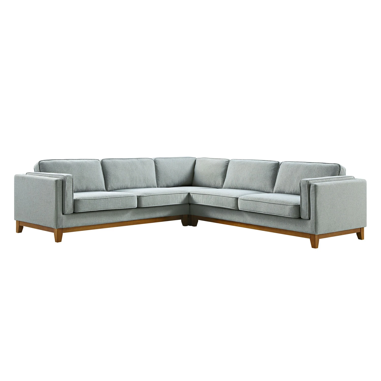 Dipley Sage Woven Fabric Grande Corner Sofa 8 Dipley Sage Woven Fabric Grande Corner Sofa - Image 8