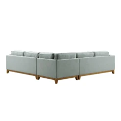 Dipley Sage Woven Fabric Grande Corner Sofa 25 Dipley Sage Woven Fabric Grande Corner Sofa -Fame Furni Sales GCSF 2399 SAGE WOV LARGECORNER WB5