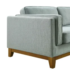 Dipley Sage Woven Fabric Grande Corner Sofa 26 Dipley Sage Woven Fabric Grande Corner Sofa -Fame Furni Sales GCSF 2399 SAGE WOV LARGECORNER detail1