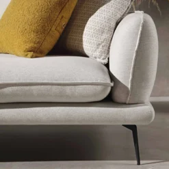 Obriel Oatmeal Fabric Sofa, Grande Chaise Sofa Left Hand -Fame Furni Sales GCSF 2400 OAT FAB LEFT scene3