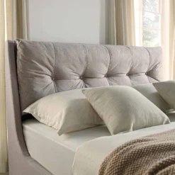 Hadley Stone Fabric Ottoman Storage Bed -Fame Furni Sales JAH 010 SAND FAB scene3