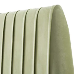 Helia Pleated Ottoman Storage Bed, Lichen Velvet 28 Helia Pleated Ottoman Storage Bed, Lichen Velvet -Fame Furni Sales JAH 012 LICHEN VEL detail2