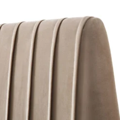 Helia Pleated Ottoman Storage Bed, Taupe Velvet -Fame Furni Sales JAH 012 MINK VEL detail2