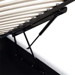 Archer White Boucle Ottoman Storage Bed -Fame Furni Sales JAH 09 ECRUBOUCLE detail3