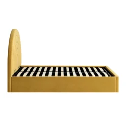 Archer Mustard Yellow Velvet Ottoman Storage Bed 21 Archer Mustard Yellow Velvet Ottoman Storage Bed -Fame Furni Sales JAH 09 MUSTVEL WB5