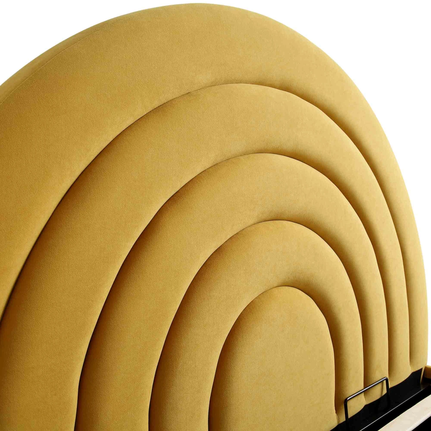 Archer Mustard Yellow Velvet Ottoman Storage Bed 11 Archer Mustard Yellow Velvet Ottoman Storage Bed - Image 11