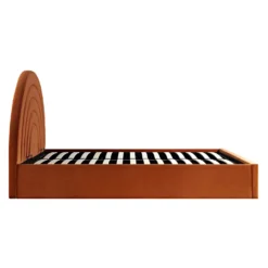 Archer Rust Velvet Ottoman Storage Bed -Fame Furni Sales JAH 09 RUSTVEL WB5