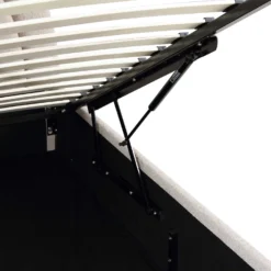 Archer Taupe Boucle Ottoman Storage Bed -Fame Furni Sales JAH 09 TAUPEBOUCLE detail3