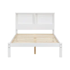 Elgin Wooden Bed Frame With Shelf Headboard -Fame Furni Sales JIN 04 SD 3 61831290 53a7 49f8 b079 c6a033cd8a84