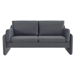 Clapham 2-Seater Grey Velvet Fabric Sofa 11 Clapham 2-Seater Grey Velvet Fabric Sofa -Fame Furni Sales LVSF 89 GREYVEL 2ST WB1