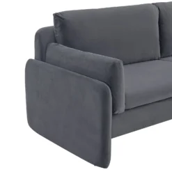 Clapham 2-Seater Grey Velvet Fabric Sofa 14 Clapham 2-Seater Grey Velvet Fabric Sofa -Fame Furni Sales LVSF 89 GREYVEL 2ST detail1