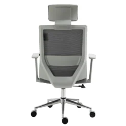 Joni High Back Mesh Office Chair With Headrest In Grey -Fame Furni Sales MO96GREY 3 fcf0b69c a514 4b56 b276 a96636d8df5d