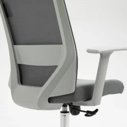 Joni High Back Mesh Office Chair With Headrest In Grey -Fame Furni Sales MO96GREY detail4 67246a5a 5c27 43fe a1c5 7bda2febb910