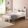 Elgin Wooden Bed Frame With Shelf Headboard