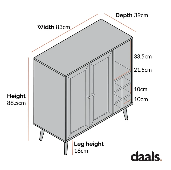 Frances Woven Rattan Drinks Cabinet, White 6 Frances Woven Rattan Drinks Cabinet, White - Image 6